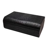 Smoking Set/with Hygrometer and Humidifier Cigar Cabinet Quality Leather Cedar Wood Lining Large Capacity Can Accommodate 36 Cigars Cigarette Case Men's Gift Box Professional Storage Cigar MUL