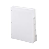 Smead Three-Ring Binder Index Dividers, 1/5-Cut Tabs, Letter Size, White, 100 Dividers (89415)