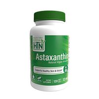 Natural Astaxanthin (as AstaZine) 12mg (Non-GMO, Soy-Free & Gluten Free) 120 Softgels