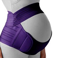 Belly Band for Pregnancy, Pregnancy Belt - Maternity Belt for Back Pain. Prenatal - Pregnancy Support Belt with Adjustable/Breathable Material. Back Support for Pregnant Women. (XL, Purple)