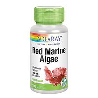 Solaray Red Marine Sea Algae 375mg | Sea Vegetable Supplement | Healthy Immune Function & Skin Support | Non-GMO | Vegan | Lab Verified | 100 VegCaps