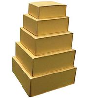 FixtureDisplays Gold Gift Boxes 5" Candy Box Chocolate Packaging 10999-5"-Gold