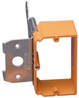 Carlon SC100ADJC Outlet Box Low Voltage Bracket, Adjustable, Backless, 1 Gang, 3-3/4-Inch Length by 3-7/8-Inch Width, Orange,