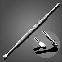 LOSOUL Ear Wax Removal Double End Ear Pick Spoon Cleaner Ear Care Beauty Tool Kit