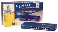 NETGEAR DS108 8 Port 10/100 Mbps Dual Speed Hub