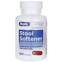Stool Softener Docusate Calcium 240 mg 100 Sgels - Buy Packs and SAVE (Pack of 3)