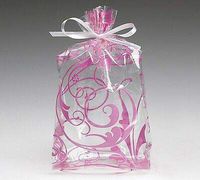 Buy All Store Pink"Jewel Swirls" 11x5x3" Large Cello Cellophane Party Treat Food Snack Bags (100 Ct)