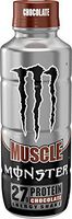 Monster Muscle Protein Energy Shake 12 - 15oz Bottles (Chocolate)