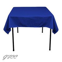 GFCC 72 x 72 -Inch Square Royal Blue Seamless Polyester,Wrinkle,Stain Resistant