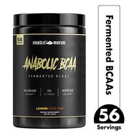 Anabolic BCAA Powder Supplement by Anabolic Warfare – BCAAs Amino Acids to Help Fuel Your Workout and Assist in Muscle Recovery (Lemon Iced Tea - 56 Servings)