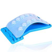 Top Back Stretcher + Comfy Silicon Cover - CHISOFT Lower Back Stretching Device Seen Doctors TV + Magnet Therapy, 3 Arched Levels Spine Stretcher, Lumbar Traction