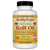 Healthy Orgins Krill Oil Gels, 500 mg, 60 Count