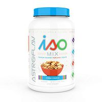 AstroFlav IsoMix Premium Whey Protein Isolate Powder, Advanced Protein with BCAAs and EAAs for Muscle Building, 25g Instantized Whey Protein Isolate, 30 Servings, Cinnamon Crunch