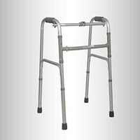 CW&T WW Elderly Walker Aluminum Alloy Foldable Telescopic Rehabilitation Equipment Four-Legged Walker