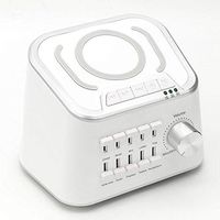 3 in 1 White Noise Machine，Bluetooth Speaker Wireless Charger with 10 Soothing Sounds & Aoto Timer Off by Three Sheep