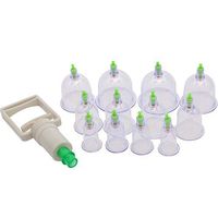 hwangli 12Pcs Vacuum Cupping Cup Body Massage Health Care Sets