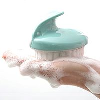 Scalp Massaging Shampoo Brush for Deep Relaxation by EFFIES(Lucite Green)
