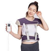 BNBXP Far Infrared Hot Compress Electric Heating Vest Back Support Shoulder Pads Vest Heated Shawl Suitable for Neck Back Pain Relief