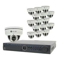 Alibi 16-Camera Outdoor 1.3 Megapixel 65 ft IR IP Dome Video Security System