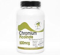 Chromium Picolinate 500mcg ~ 200 Capsules - No Additives ~ Naturetition Supplements