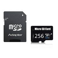 Mini 256GB Micro SD SDXC Card,MicroSD Class 10 Memory Card with Adapter