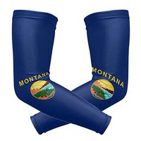 poeticcity Montana Flag 1 Pair Arm Sports Sleeves Cooling Warmer UV Protection