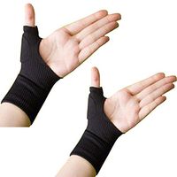 Gel Wrist Support Brace, Gel Thumb Hand Wrist Support Gloves Pain Relief for Tenosynovitis Spasms Arthritis (1 Pair)