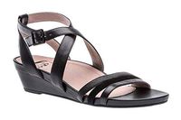 Irene Metatarsal - Women's Wedge Sandals in Black Size: 11