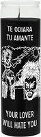 Indio Products Your Lover Will Hate You Black Candle - Silkscreen 1 Color 7 Day