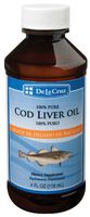 De La Cruz Pure, Wild-Caught Icelandic Cod Liver Oil, Bottled in USA 4 FL. OZ.