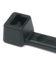 Hellermann Tyton T50I0M4 Standard Cable Tie, 12" Long, 50lb Tensile Strength, PA66, Black (Pack of 1000)