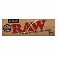 Raw All Natural Cigarette Rolling Papers 24 Leaves Per Pak