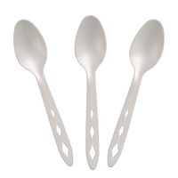 Earth's Natural Alternative Compostable Spoon (100 Count), White