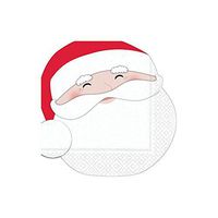 Design Design Merry Santa Cut-Out Paper Luncheon Napkins