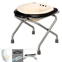 YAOBAO Sitz Bath Hip Bath Tub Flusher Bath Basin, for Hemorrhoidal Relief Pregnant Women Episiotomy, Avoid Squatting with Seat Bracket, 1Set