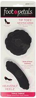 Foot Petals Triple Threat Combo Pack (Black, One Size)