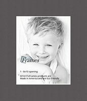 15x19 Cinder / Charcoal Custom Mat for Picture Frame with 11x15 opening size (Mat Only, Frame NOT Included)