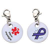 Fibromyalgia Bracelet Charm-Parent (Stainless Steel),106