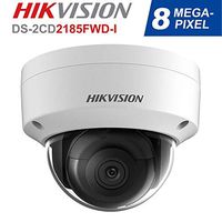 Hikvision 8MP Dome IP Camera , DS-2CD2185FWD-I High Resolution Security Camera Outdoor H.265+ IP67 firmware upgradeable International Version (2.8mm lens)
