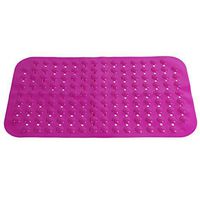 RedSonics(TM) Bathroom Products Non-slip Bath Mat Shower Bath Foot Massage PVC Bathroom Toilet Mats with Suction Cups[ Red ]