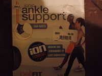 Bell-Fit Ipure Ankle Support - Black/ Gray