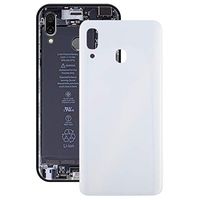 JUNXI Phone case Phone Cover Battery Back Cover for Galaxy A30 SM-A305F/DS, A305FN/DS, A305G/DS, A305GN/DS(Black) Highly Recommended (Color : White)