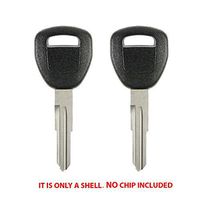 Uncut Non Chip Transponder Blank Key Case Shell- HD106 for For Honda Acura (2 Pack)