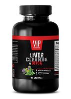 Liver Detox Supplements - Liver Cleanse & Detox - Promotes Liver Health - Milk Thistle Capsules - 1 Bottle 90 Capsules