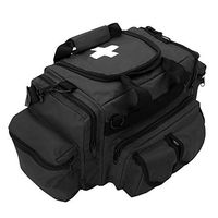 ASA Techmed First Aid Responder EMS Emergency Medical Trauma Bag Deluxe (Black)