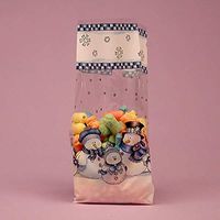 Snowman Family Cellophane Bags, Pack of 25 Great for Christmas and The Holidays!