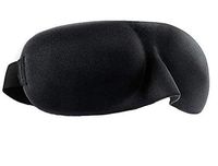 Contoured Silk Sleep Mask for Women and Men - 3D Comfortable Ultralight No Pressure Eye Mask for Sleep & Travel