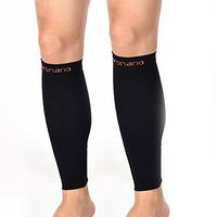 Aaronano Calf Compression Sleeves for Men and Women - Compression Support Calf Sleeves for Shin Splint, Calf Pain Relief, Circulation Calf Guard for Running, Cycling, Maternity, Travel,M