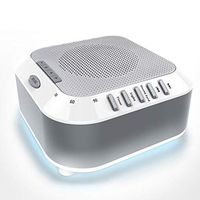 FJJ White Noise Sound Machine,Natural Office Lullaby Nightlight Travel Baby for Kids Sleep Sound Machine Rain Soothing Ocean USB Rechargeable | TF Card Can Be Inserted