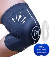 Knee Compression Sleeve - Knee Brace with Patella Gel Pads - Knee Support for Men & Women Meniscus Tear Arthritis Joint Pain Relief Injury Recovery Single Pack